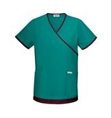 Two Fer Mock Wrap Tunic